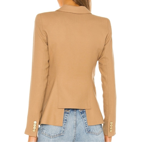 Smythe Classic Duchess Blazer in Camel Brown Wool Women’s 8 - Picture 2 of 9